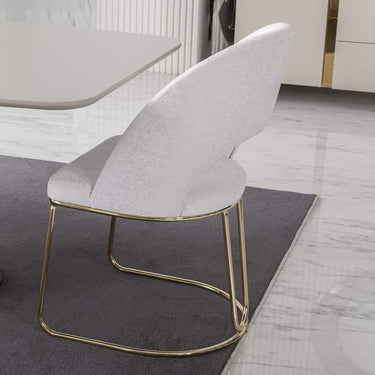 Octo étkezőszék fehér-arany