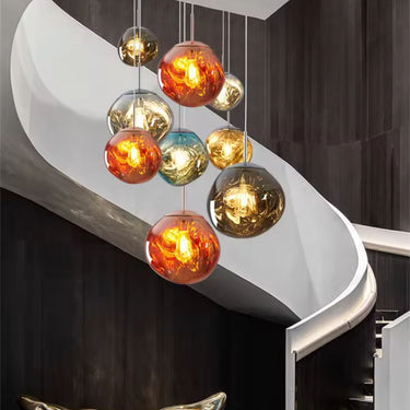 Dixi függőlámpa 38 cm smoke