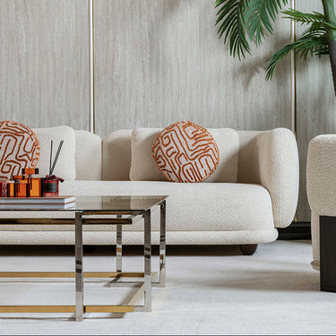 SAVANNAH dohányzóasztal üveg