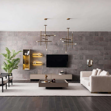 Eva szögletes dohányzóasztal bézs