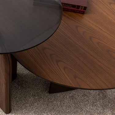 Mateo dohányzóasztal sötétbarna