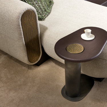 TORINO kanapé lábtartóval bézs