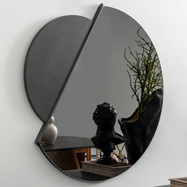 DELTA fali tükör fekete