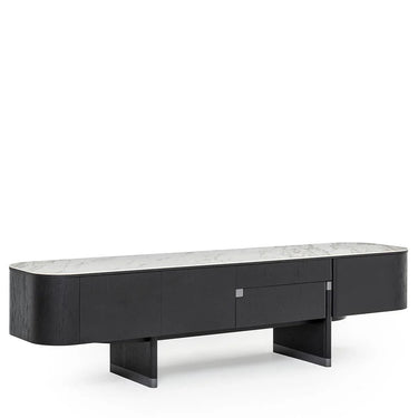 DELTA TV szekrény fekete 208 cm