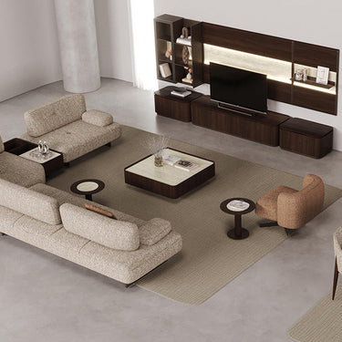 FORESTA dupla dohányzóasztal barna