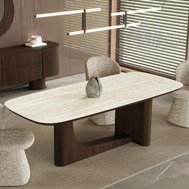 FORESTA étkezőasztal travertin több méretben