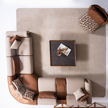 Grande sarokkanapé világosbarna