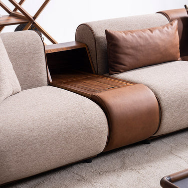 Grande sarokkanapé világosbarna