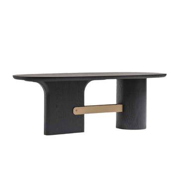 Etro étkezőasztal fekete 180 cm