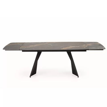Armani bővíthető étkezőasztal fekete (165-241cm)