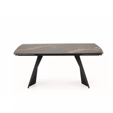 Armani bővíthető étkezőasztal fekete (165-241cm)