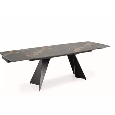 Armani bővíthető étkezőasztal fekete (165-241cm)