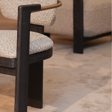 Hera étkezőszék buklé bézs-fa