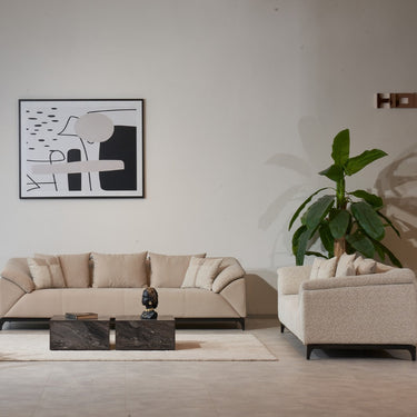 ARTEA 3 személyes kanapé bézs