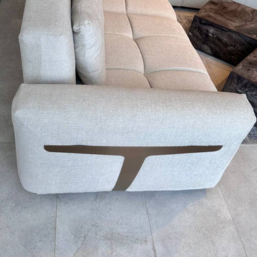 CARMO "U" alakú kanapé homokszín