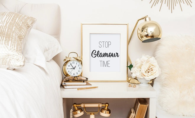 Glamour dekoráció
