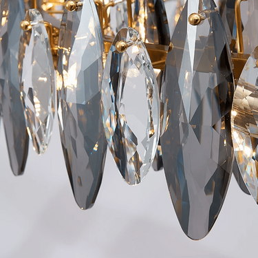 Beverly ovális hullám függesztett lámpa 90 cm