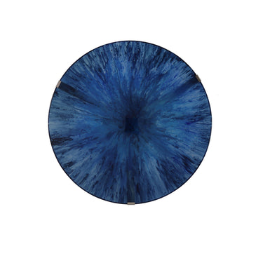 Iris fali dekoráció kék (több méretben)