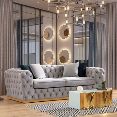 My Lion 3 személyes kanapé világosszürke