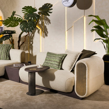 TORINO kanapé lábtartóval bézs