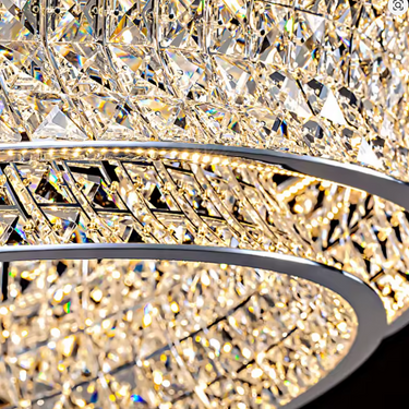 AVON függőlámpa kristály-ezüst