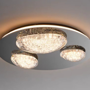 CELESTIA mennyezeti lámpa arany-akril közepes 48x20 cm