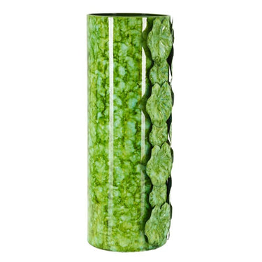 Green Levél váza zöld 18x17,5x46 cm