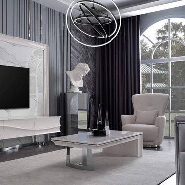 Infinity dohányzóasztal ekrü