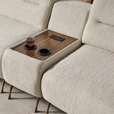 Lotus sarokkanapé kanapé krém