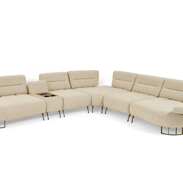 Lotus sarokkanapé kanapé krém