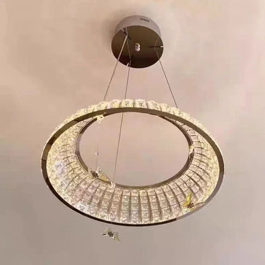 Butterfly 1 gyűrűs függőlámpa króm