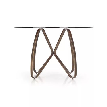 Ludo Asztal 120 cm Barna-Antik Arany