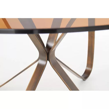 Ludo Asztal 120 cm Barna-Antik Arany