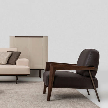 Aster Rita Berger fotel sötétbarna