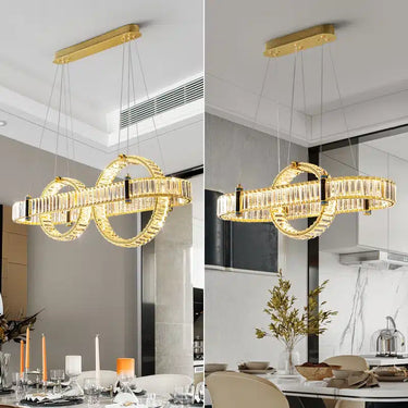 Bo Mercedes ovális függőlámpa arany