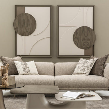 MONGE 3 személyes kanapé bézs