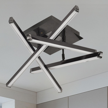 VECTRA 4 LED-es mennyezeti lámpa fekete