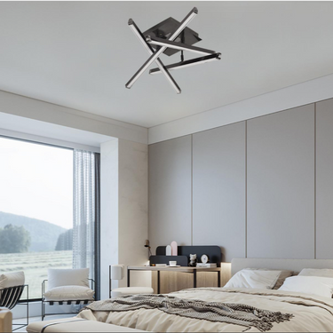 VECTRA 4 LED-es mennyezeti lámpa fekete