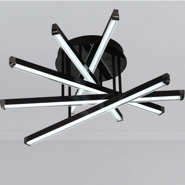 VECTRA 5 LED-es mennyezeti lámpa fekete