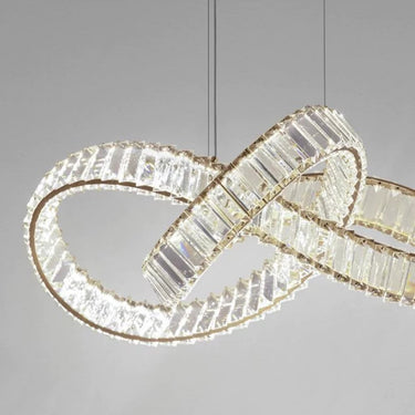 Belmora lámpa arany-kristály 80 cm