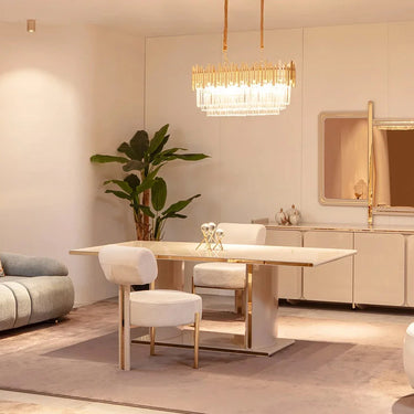 Galaxy étkezőasztal ekrü 210 cm