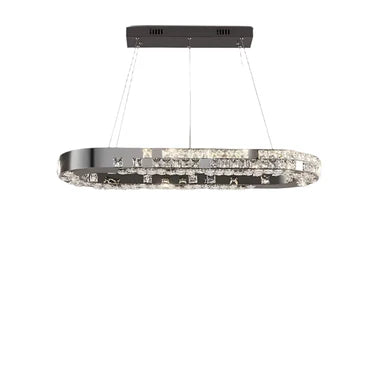 CRYSTAL S ovális függőlámpa 91x34 cm