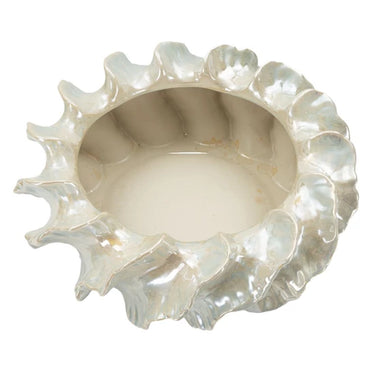 Pearl kaspó gyögyház fehér ø 43x16 cm
