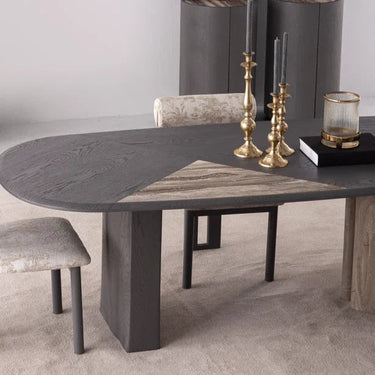 NEW ZEN étkezőasztal sötétszürke