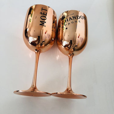 Plastik Pezsgős Pohár Rosé Gold