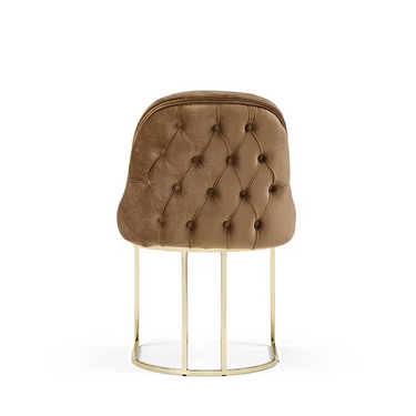 DALE chesterfield étkezőszék barna