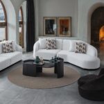 Maybach 3 személyes íves kanapé