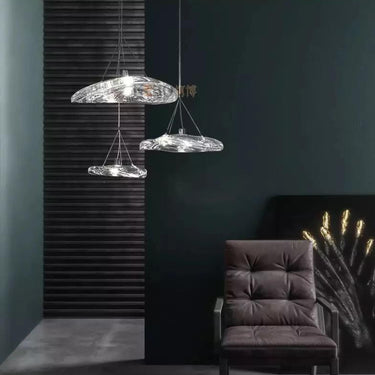 Art Ticia függesztett lámpa üveg (több méretben)