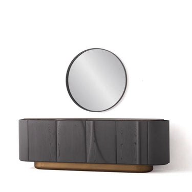 ZEN tálalószekrény sötétszürke