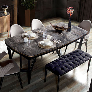 TESLA Walnut étkezőasztal több méretben